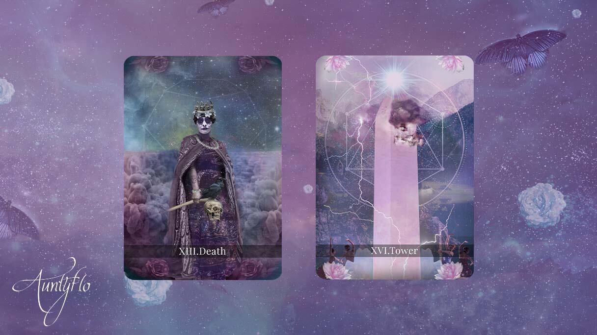 The Death And The Tower Tarot Combinations And Tarot Meaning